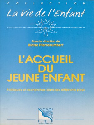 cover image of L'Accueil du jeune enfant